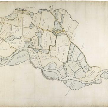 18th century estate map of Norton Conyers, Ripon: North Yorkshire County Record Office