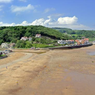 A view of Sandsend beach