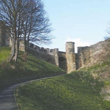 Scarborough Castle walls