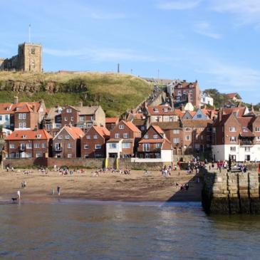 A view of Whitby beach