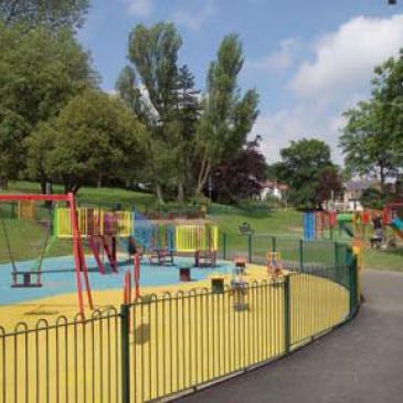 Play park at Falsgrave park in Scarborough
