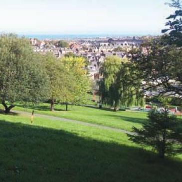 View of Scarborough from Falsgrave park