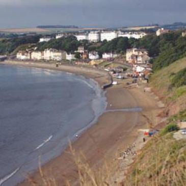 View of Filey beach from Filey Brigg