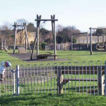 Children's play area at Linden Road