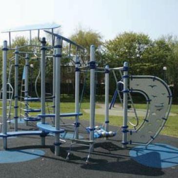 Play area in the Safe Ways park in Scarborough