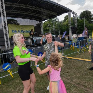 Dancing at This is Me Festival