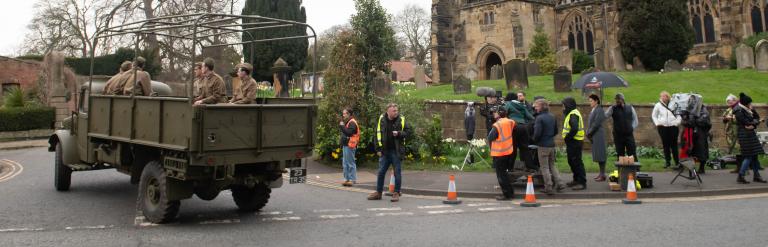 All Creatures Great And Small filming in Thirsk