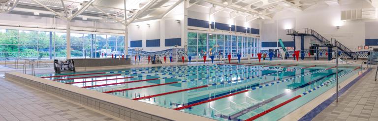 A view of the swimming pool at Harrogate Leisure and Wellbeing Hub