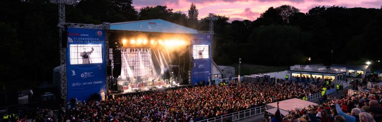 Concert at Scarborough Open Air Theatre
