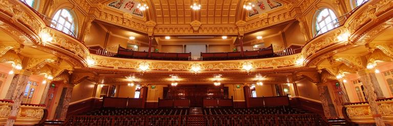 View from the stage at the Royal Hall