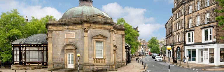 Photo of the outside of the Royal Pump Room Museum