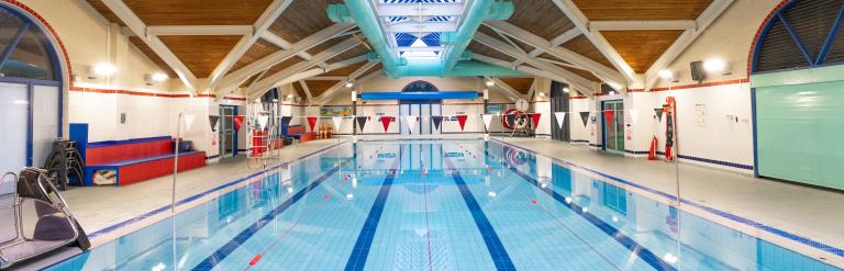 A view of Bedale swimming pool