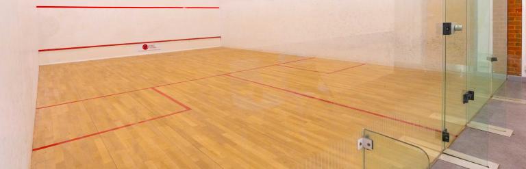 The squash court at Stokesley Leisure and Wellbeing Hub