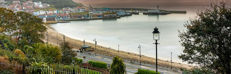 View of Scarborough coastline